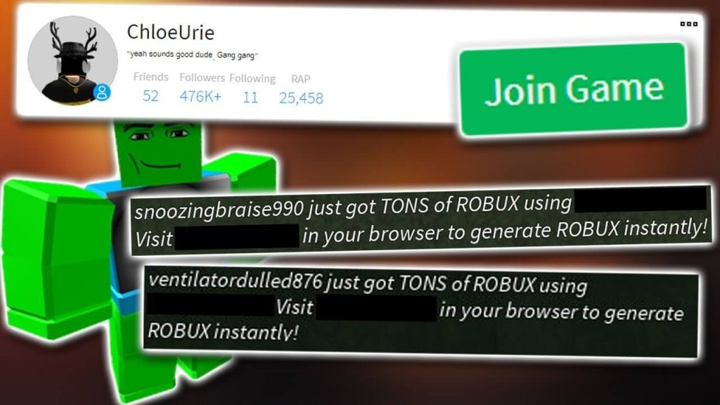 Scams in Roblox